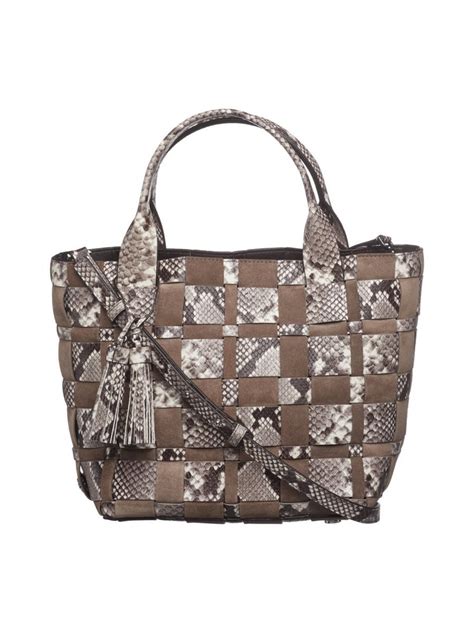 michael michael kors vivian medium woven tote|Michael Kors Michael Vivian Medium Tote In Black .